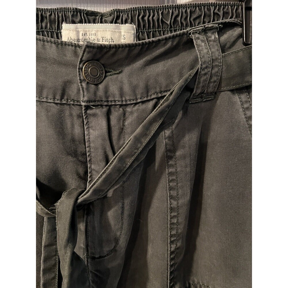 Abercrombie Fitch jogger Pants Womens Sz XS lyocell tapered High Rise Lagenlook - Picture 3 of 10